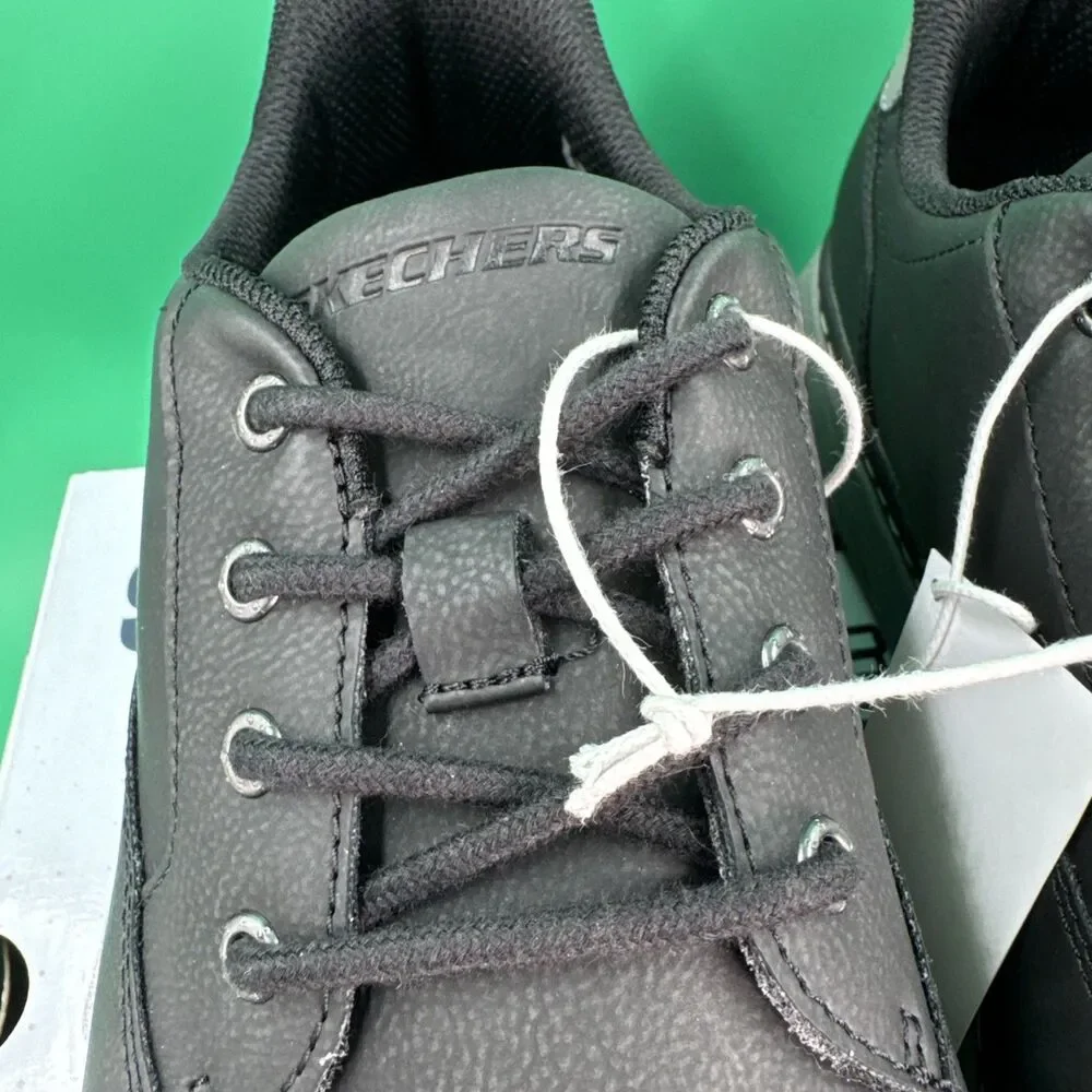 Skechers Hands Free Swift Fit Men’s 10.5 Black Waterproof Casual Lace Sneakers